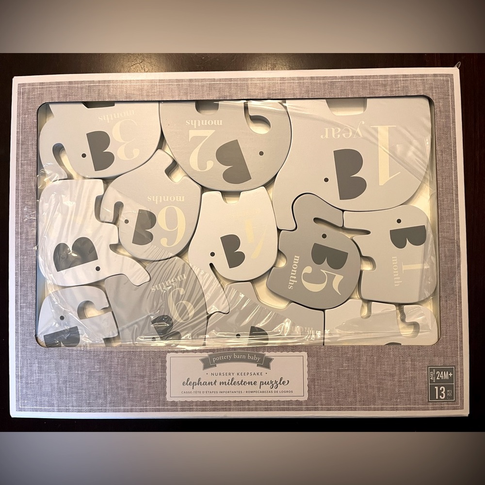 Pottery Barn milestone puzzle
